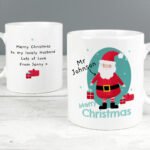 Personalised 'Mr Claus' Christmas Ceramic Mug