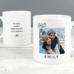 Personalised 'Love You' Snapshot Design Photo Upload Ceramic Mug