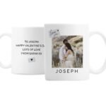 Personalised 'Love You' Snapshot Design Photo Upload Ceramic Mug - Image 7