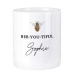 Personalised 'Bee-You-tiful' Ceramic Storage Pot - Image 4
