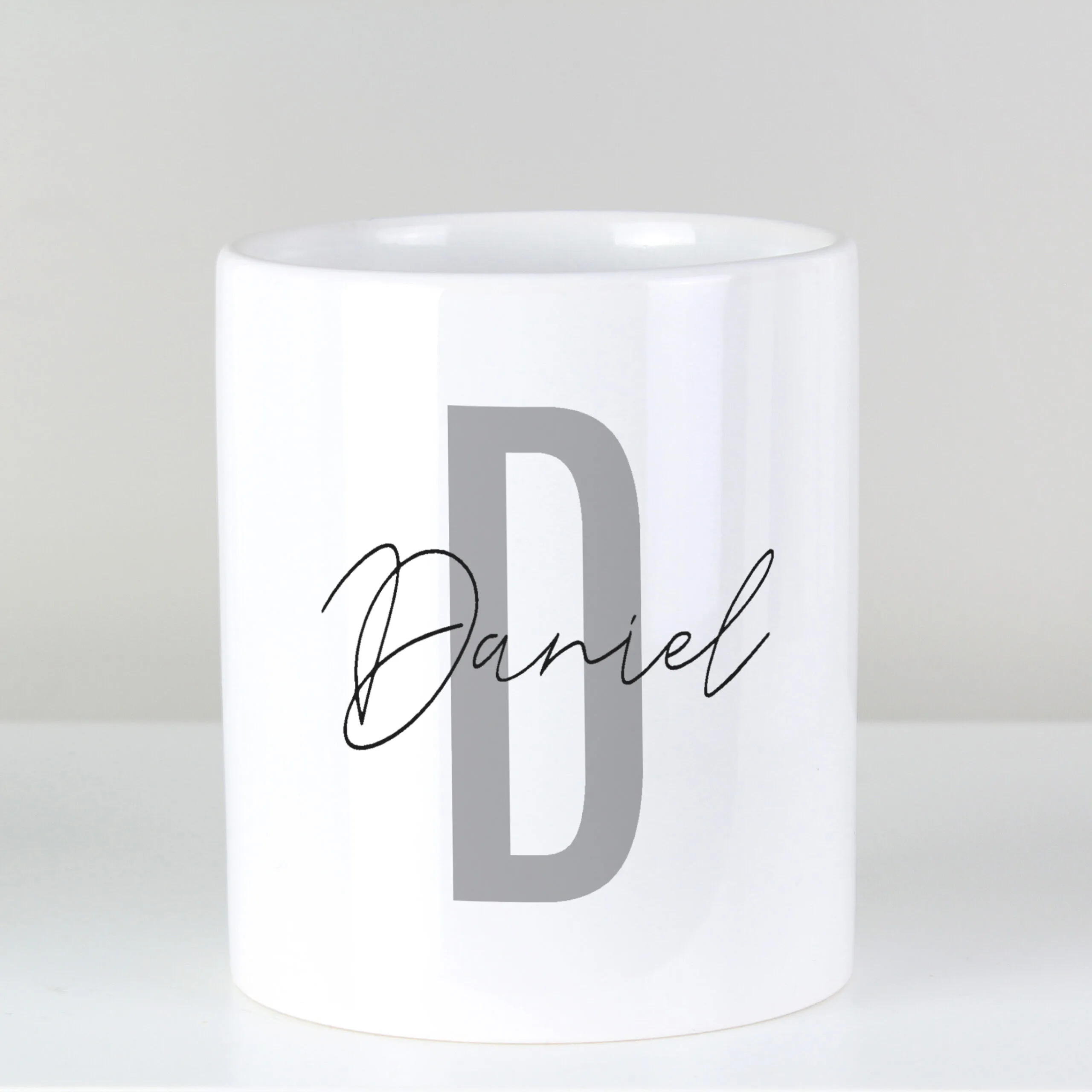 Personalised Initial & Name Ceramic Storage Pot - Image 2