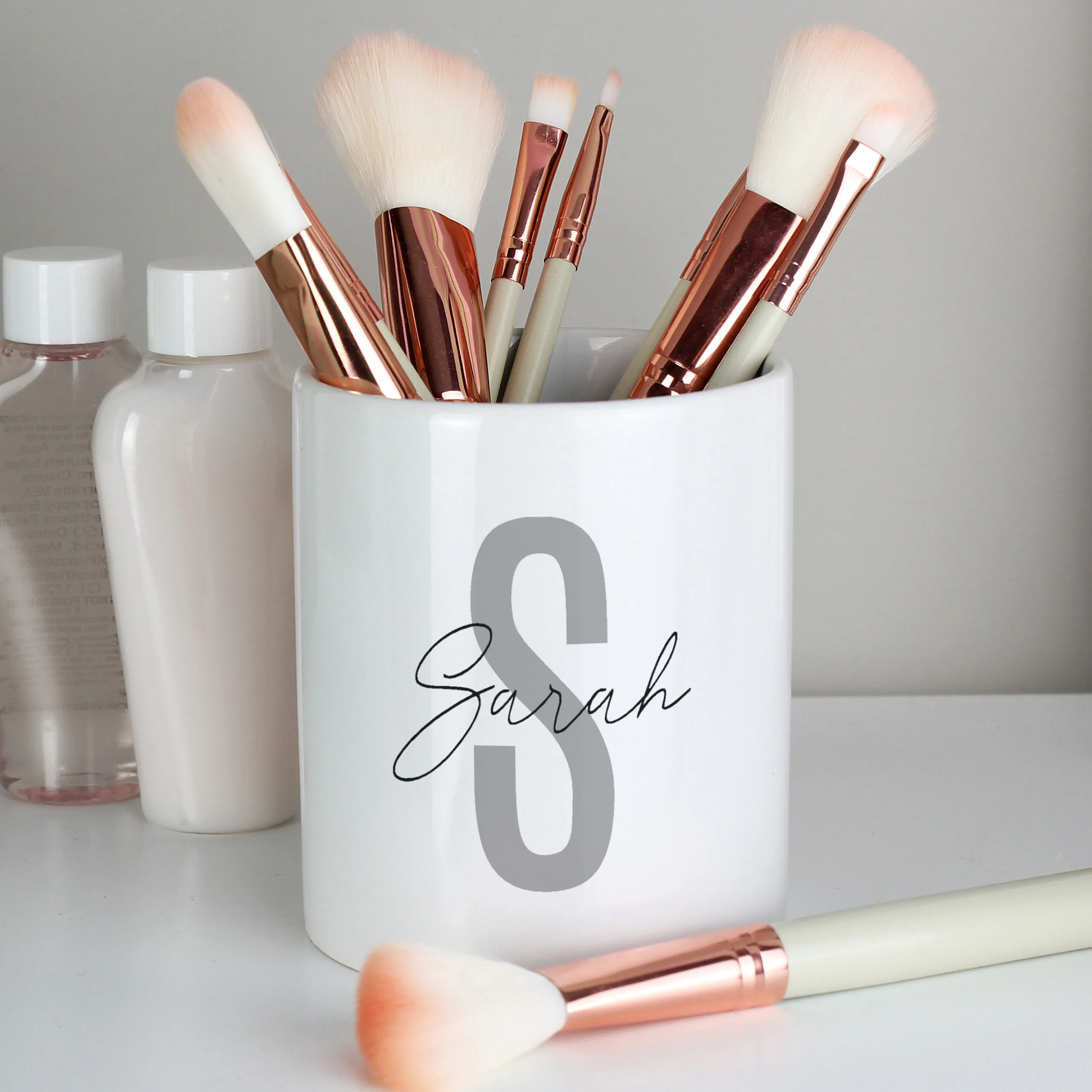 Personalised Initial & Name Ceramic Storage Pot - Image 3