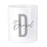 Personalised Initial & Name Ceramic Storage Pot - Image 4