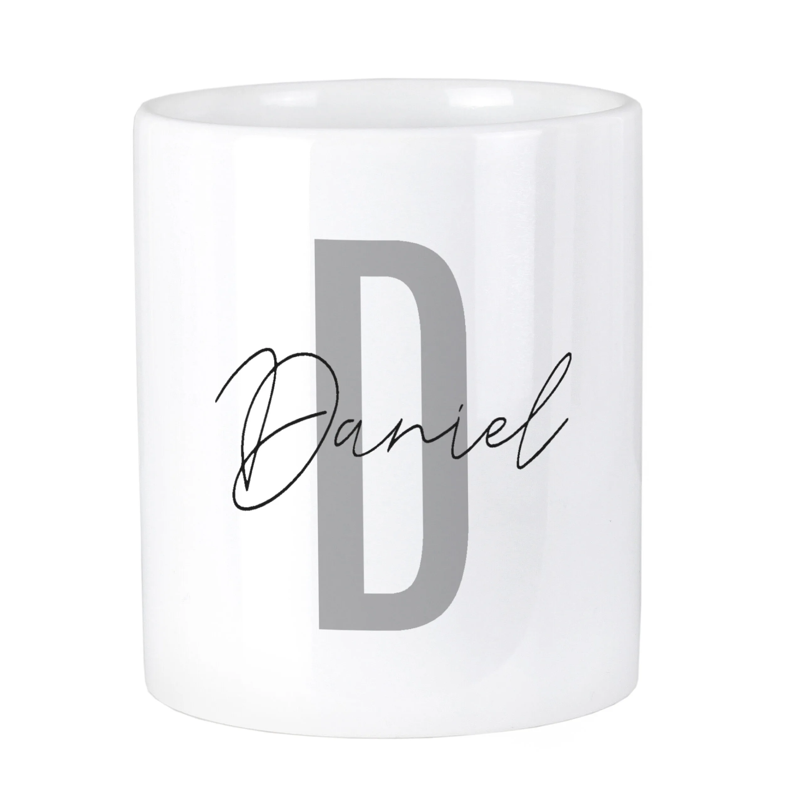 Personalised Initial & Name Ceramic Storage Pot - Image 4
