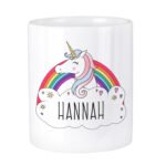 Personalised Rainbow Unicorn Design Ceramic Storage Pot - Image 5