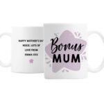 Personalised 'Bonus Mum' Ceramic Mug - Image 2