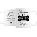 Personalised 'Pawsome Dog Mum' Ceramic Mug - Image 4