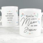 Personalised 'You're Like A Mum To Me' Ceramic Mug