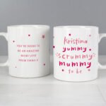 Personalised 'Yummy Scrummy Mummy To Be' Ceramic Mug - Image 2