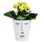 Personalised 'Mrs Face' Ceramic Plant Pot - Image 3