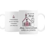 Personalised Girls 'On Your First Holy Communion' Ceramic Mug - Image 4