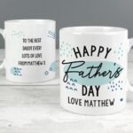 Personalised 'Happy Father's Day' Ceramic Mug