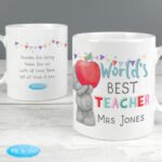 Personalised Me to You 'World's Best Teacher' Ceramic Mug