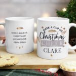 Personalised Have a Cup of Christmas Cheer' Ceramic Mug