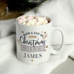Personalised Have a Cup of Christmas Cheer' Ceramic Mug - Image 3