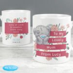 Personalised Me to You Floral Design Ceramic Mug