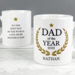 Personalised 'Dad of the Year' Ceramic Mug