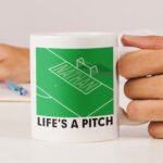 Personalised 'Life's A Pitch' Ceramic Mug - Image 2