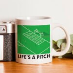 Personalised 'Life's A Pitch' Ceramic Mug - Image 3