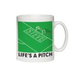 Personalised 'Life's A Pitch' Ceramic Mug - Image 4