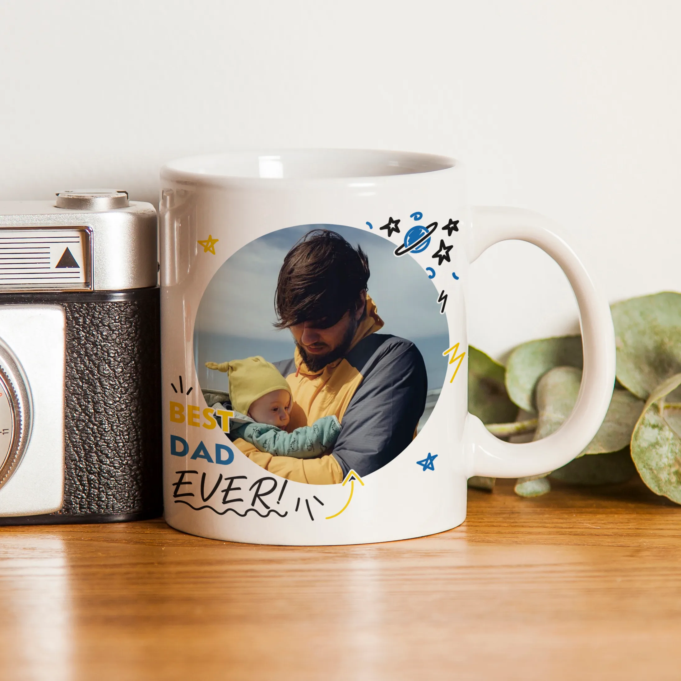 Personalised 'Best Ever' Photo Upload Ceramic Mug - Image 2