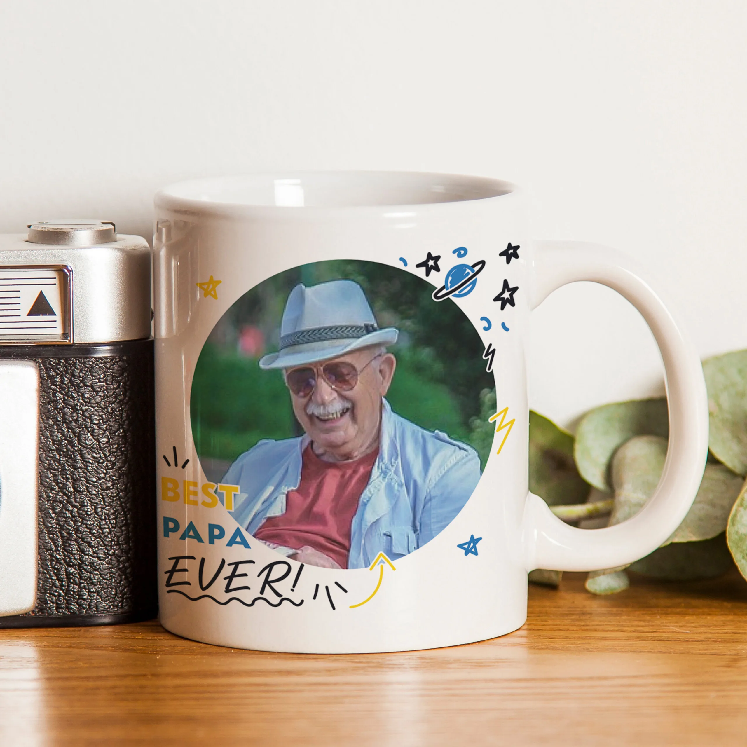 Personalised 'Best Ever' Photo Upload Ceramic Mug - Image 1