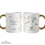 Personalised The Snowman 'Let it Snow' Gold Handled Ceramic Mug - Image 4