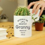 Personalised 'Officially The Greatest' Ceramic Storage Pot