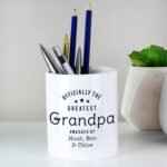 Personalised 'Officially The Greatest' Ceramic Storage Pot - Image 2