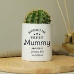 Personalised 'Officially The Greatest' Ceramic Storage Pot - Image 5