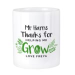 Personalised 'Thanks For Helping Me Grow' Ceramic Storage Pot - Image 4