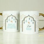 Personalised Eid & Ramadan Gold Handled Ceramic Mug - Image 6