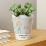 Personalised Children's Drawing Photo Upload Ceramic Plant Pot - Image 10