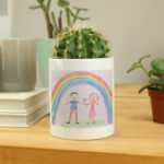 Personalised Children's Drawing Photo Upload Ceramic Storage Pot - Image 4