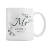 Personalised ‘Mr’ Botanical Design Ceramic Mug - Image 2