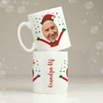 Personalised Photo Upload Christmas Elf Ceramic Mug - Image 3