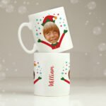 Personalised Photo Upload Christmas Elf Ceramic Mug - Image 5
