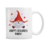 Personalised Red Gonk Design Ceramic Christmas Mug - Image 7