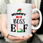 Personalised Christmas Elf Design Ceramic Mug - Image 6