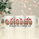 Personalised Any Message Photo Upload Santa Ceramic Christmas Mug