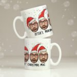 Personalised Any Message Photo Upload Santa Ceramic Christmas Mug - Image 3
