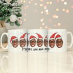 Personalised Any Message Photo Upload Santa Ceramic Christmas Mug - Image 5