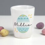 Personalised Easter Egg Design Ceramic Egg Cup