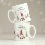 Personalised Any Message Christmas Gonk Design Ceramic Mug - Image 5