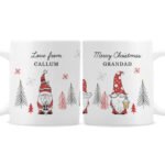 Personalised Any Message Christmas Gonk Design Ceramic Mug - Image 7