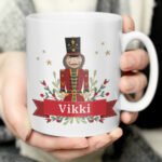 Personalised Christmas Nutcracker Design Ceramic Mug - Image 2