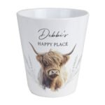 Personalised Highland Cow Design Ceramic Plant Pot - Image 5