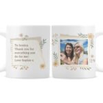 Personalised Wild Flowers Design Photo Upload Ceramic Mug - Image 5