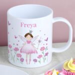Personalised Children's Fairy Princess Design Plastic Mug