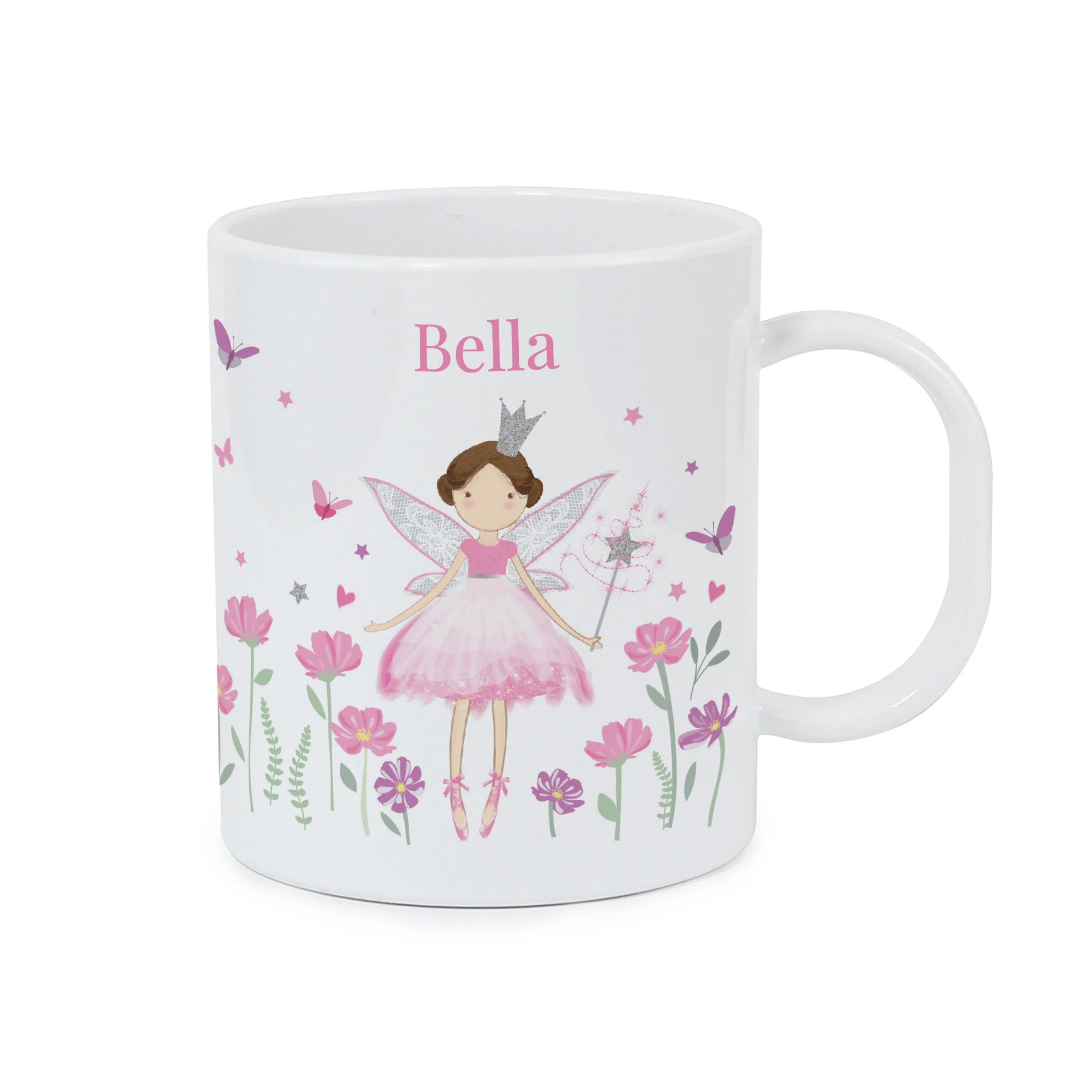 Personalised Children's Fairy Princess Design Plastic Mug - Image 3